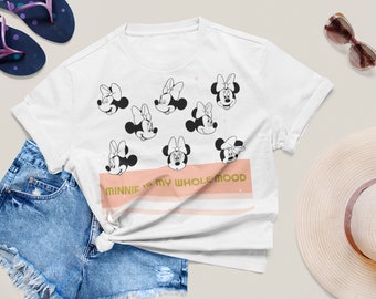 Minnie Mouse Mood Softstyle T-Shirt / Minnie Mouse Shirt / Retrò / Vintage / Classico / 90's / 80's / TShirt / Funny Disney / Disney Fashion