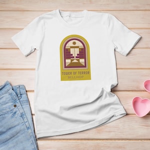 Disneys Turm des Terrors Unisex Schweres Baumwoll-T-Shirt / Tower of Terror Shirt / Tower of Terror Lustiges Shirt / Tower of Terror Fashion