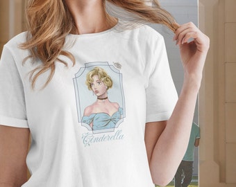 Cinderella Shirt / Vintage Cinderella / Original Cinderella / Classic Cinderella / Cinderella T-Shirt / Cinderella Portrait / Elegant Disney