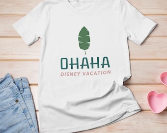 Ohana Disney Vacation Unisex Heavy Cotton Tee / Moana Disney Shirt / Lilo and Stitch Shirt / Disney Park Shirts / Family Disney Shirts