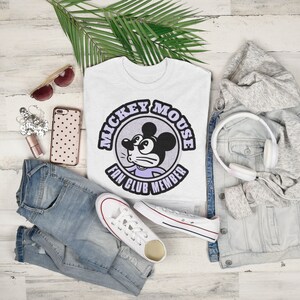Vintage Mickey Mouse Caricature Unisex Softstyle T-Shirt / Vintage Mickey Mouse Shirt / Mickey T-Shirt / Mickey Mouse TShirt / Disney Shirt