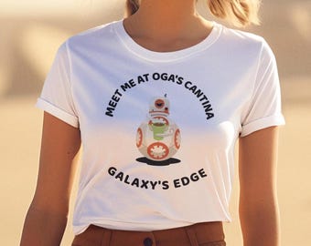 Oga's Cantina Unisex, Star Wars T-Shirt, Galaxys Edge Shirt, Hollywood Studios Disney Trip, Disney Vacation Graphic Tee, BB8 Inspired TShirt