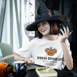 Bibbidi Bobbidi Boo Disney Halloween Unisex Oversized T-Shirt / Mickey&#39;s Not So Scary Halloween Party Shirt / Disney Halloween Fashion