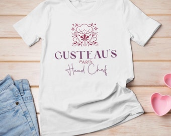 Gusteau&#39;s Head Chef Unisex Heavy Cotton Tee / Ratatouille Shirt / Remy Shirt / Linguini Shirt / Disney Family Shirt / Disney Epcot Shirt