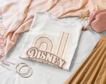 Retro Disney Unisexe Heavy Cotton Tee / Boho Disney / Disney Fashion / vintage Disney / Classic Disney / Shirt / TShirt / Disney Rainbow
