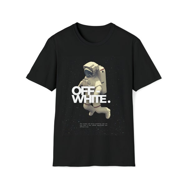 OFF-WHITE ASTRONAUT Unisex Softstyle T-Shirt