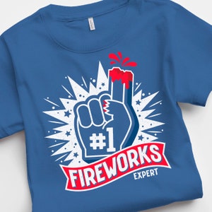 Fireworks Expert Funny Fourth 4th of July Shirt For July 4th Fireworks Celebration T-Shirt Sarcastic July 4th Gift Tee For Him Her