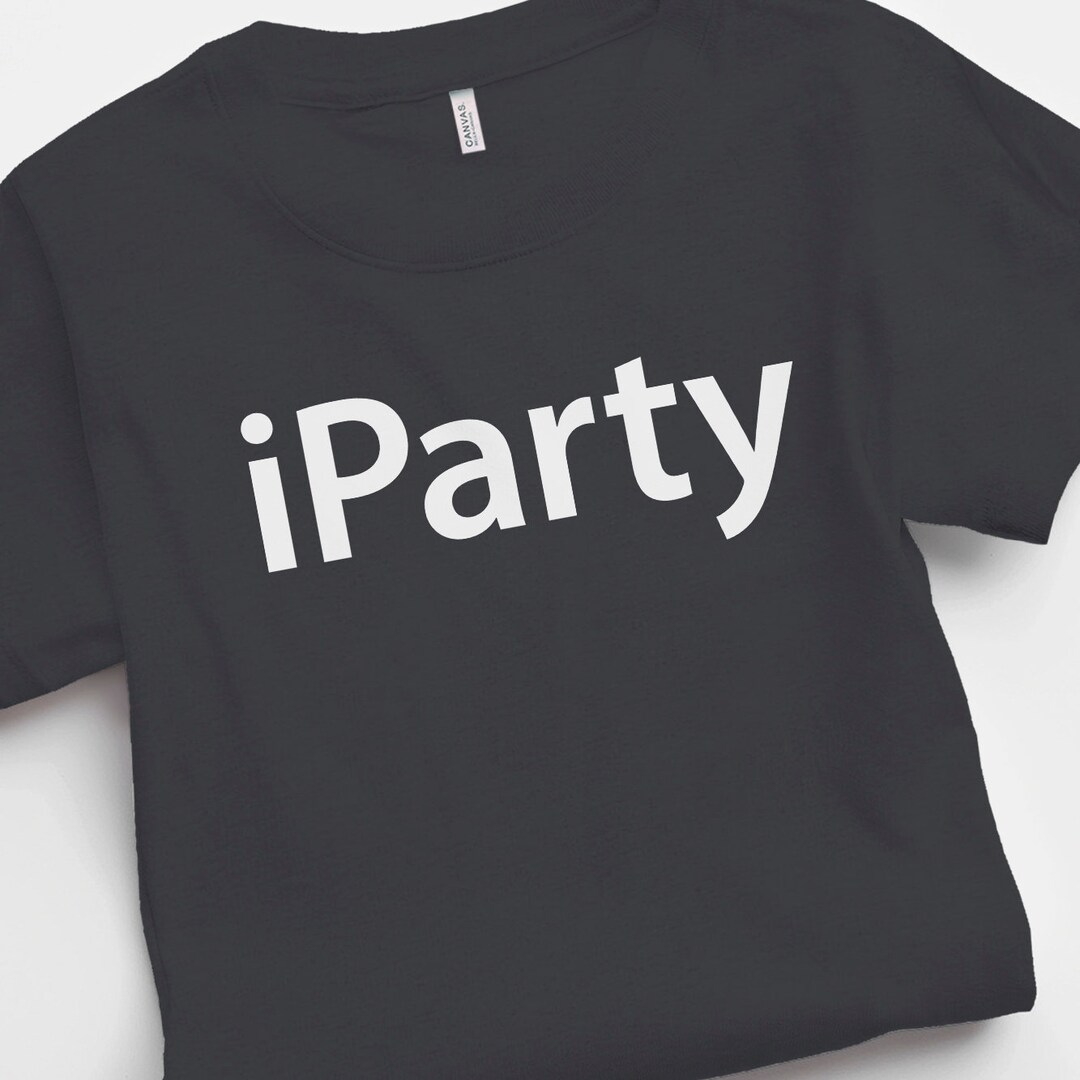 Funny Iparty Apple Computer Shirt Computer Apple iPhone Nerd Humor ...