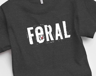 Verwilderd shirt, grappig citaat grafisch T-shirt, wild tijdperk, shirt cowgirl, cadeau beste vriend, losgeslagen sarcastisch cadeau voor haar T-shirt