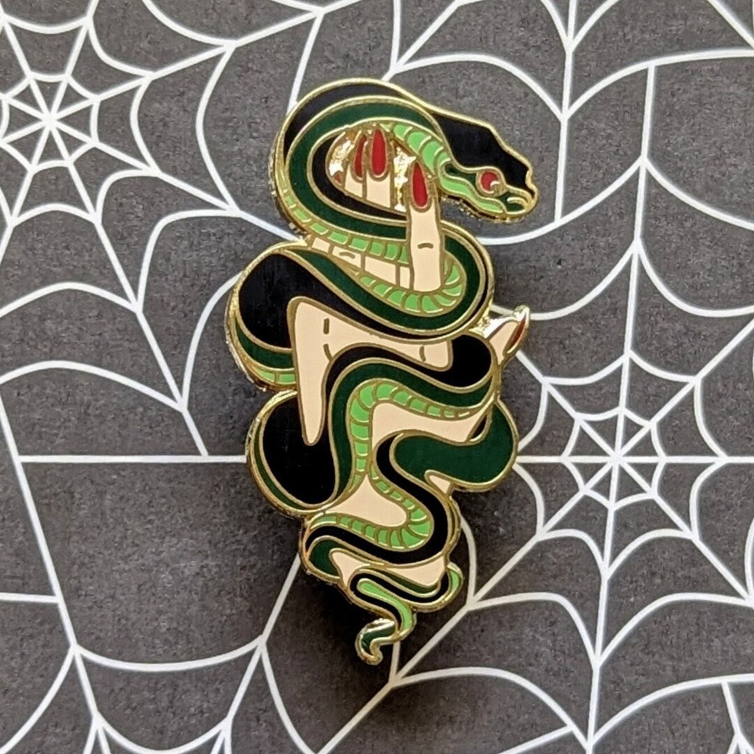 Snake Key Pin Snake Pin | Enamel Pin - Etsy