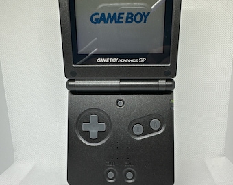 Nintendo Game Boy Advance Sp Perle Bleu Console, W/ Manuel, Chargeur,  set-f1030