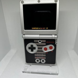Game Boy Advance SP Nintendo Edition - Upgraded Backlit Screen Mod Funnyplaying V3