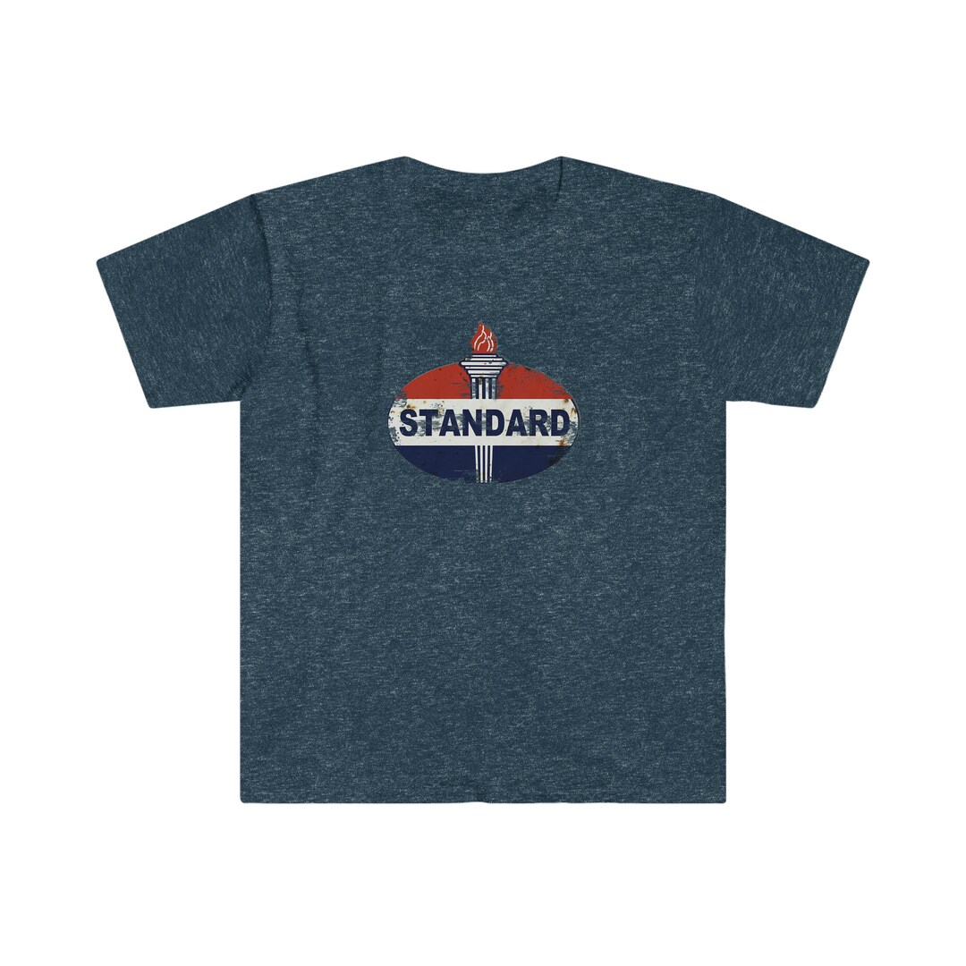 Distressed Standard Oil Tshirt Etsy
