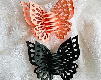 Black Butterfly Hair Pin Hair Clip - Etsy Black Butterfly Hair Pin Hair Clip - Etsy