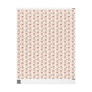 Christmas Gingerbread House Wrapping Paper, Festive Gift Wrap image 5