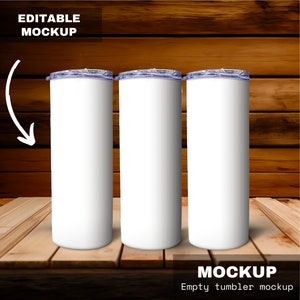 20oz tumbler with transparent background mockup, full view wrap skinny tumbler mockup with  product tumbler, tumbler overlay png