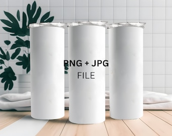 20oz skinny tumbler mockup, full view wrap mockup, tumbler mockup with transparent background product tumbler, png template