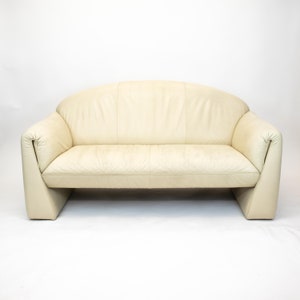 Vintage 2 Sitzer Leder Sofa Octanova von Peter Maly für Cor 1980s Design Postmodern Design 80er Jahre Post Modern zdjęcie 4