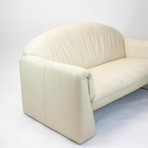 Vintage 2 Sitzer Leder Sofa Octanova von Peter Maly für Cor 1980s Design Postmodern Design 80er Jahre Post Modern zdjęcie 3