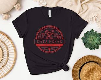 Data Freak Robot Graphic Tee - Numbers Cruncher Data Analyst Shirt