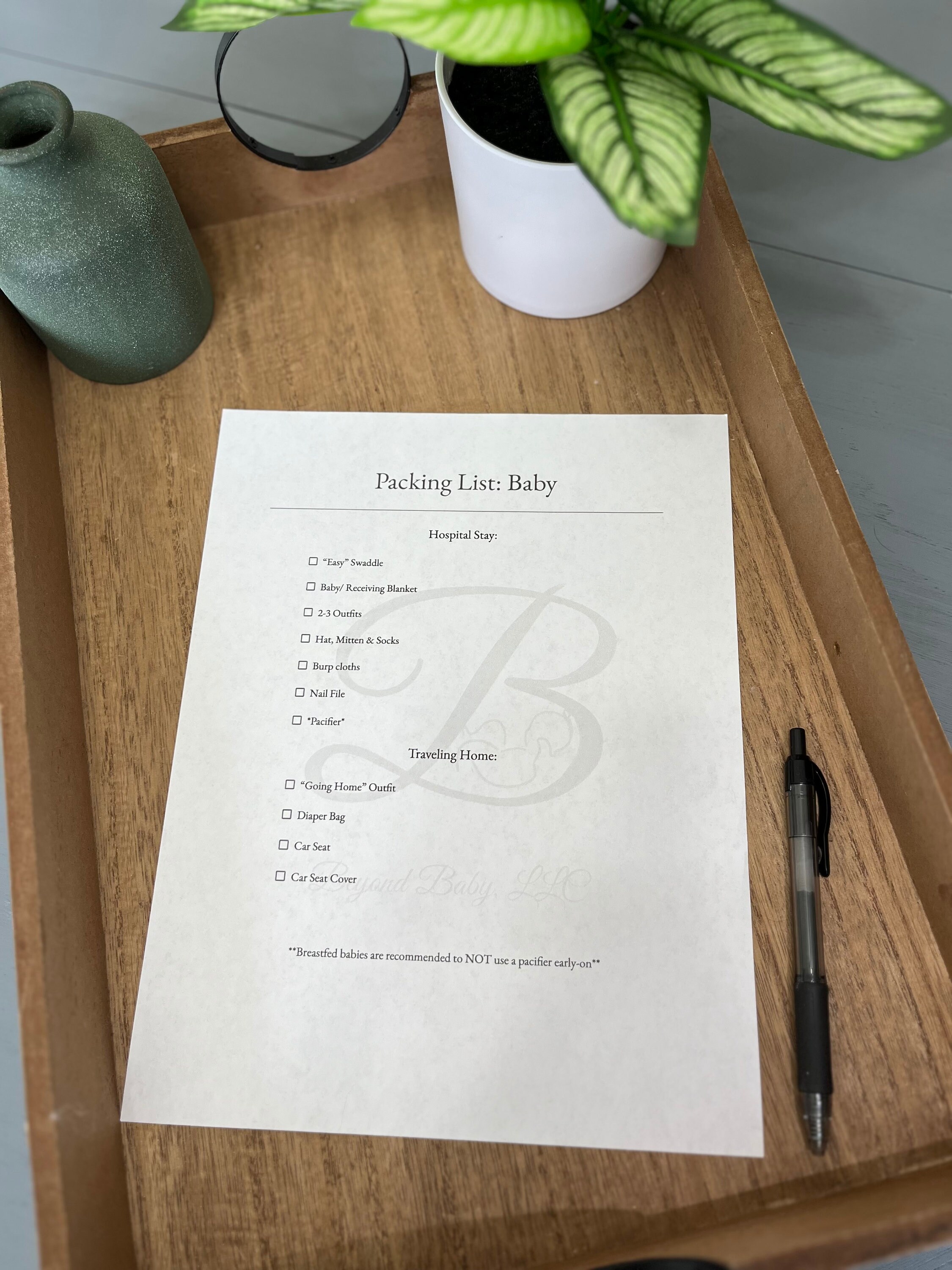 Hospital Packing List - Etsy