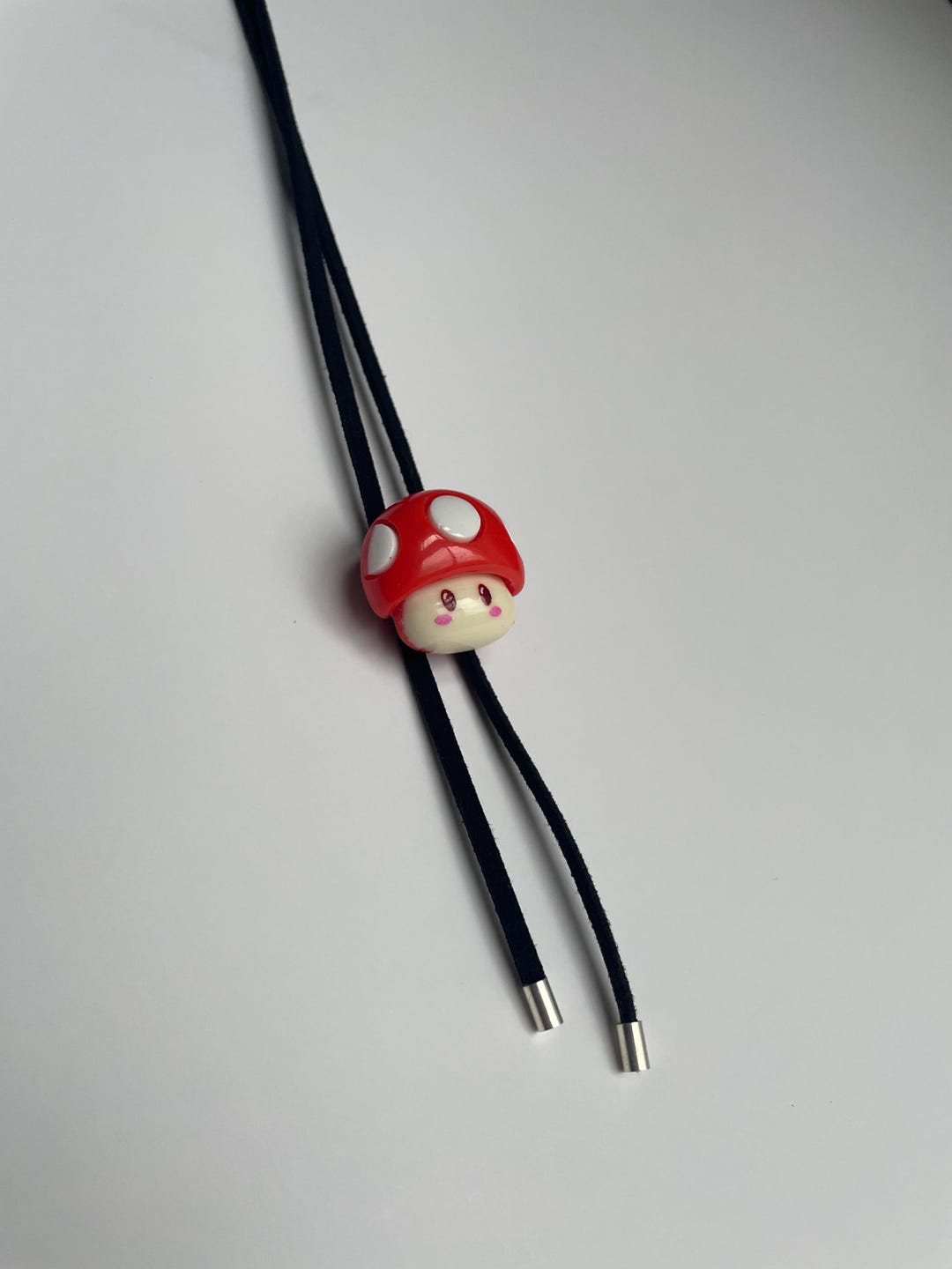 MARIO MUSHROOM BOOST! Handmade Bolot Tie, Mario Mushroom Resin Ornament ...