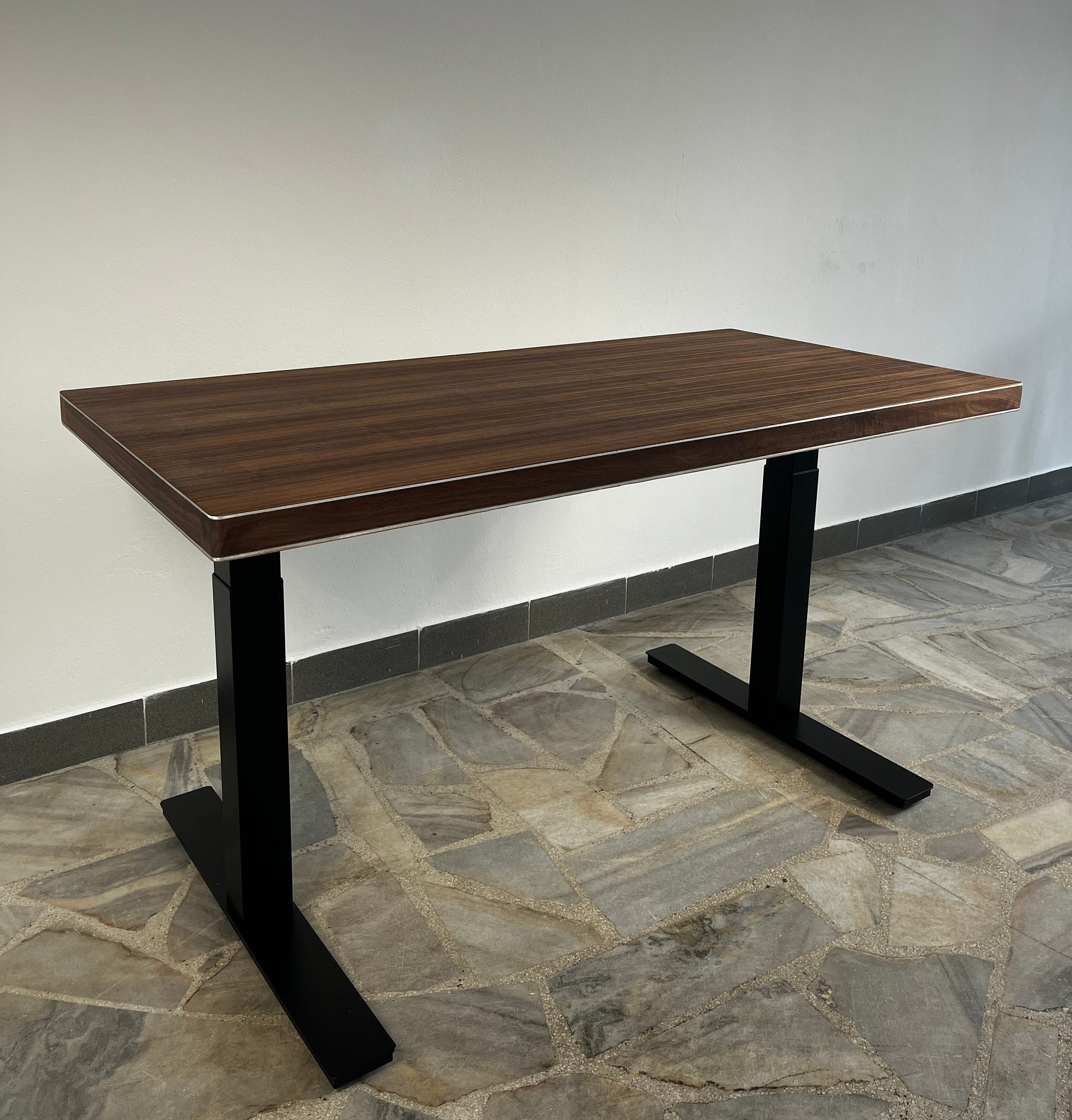 Tostil Standing Desk, Solid Wood Desk Top, Computer Desk, Handmade - Etsy