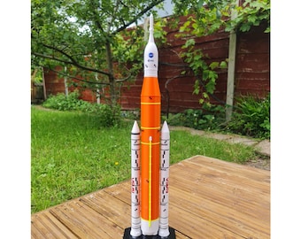 SLS NASA Artemis 1 Rakete - Maßstab 1:144 | Vollständig montiertes Ausstellungsmodell | 681mm | Weltraum-Startsystem | UK Verkäufer