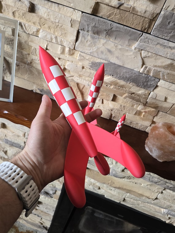 タンタン めざすは月 ロケット 約37 ㎝ タンタン めざすは月 ロケット