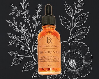 Anti-Aging Serum: Rosehip, Calendula, Orange Peel - 1oz