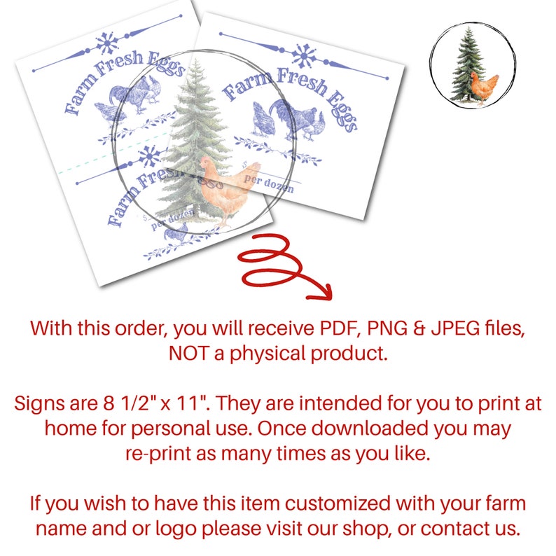 Vintage Blue Eggs for Sale Sign, Digital Download , Includes JPEG and PDF Files, Egg Signs, Eggs