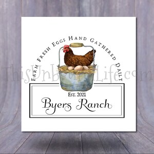 Chicken Logo, Chicken Farm Logo, Homestead Logo, Farm Logo, Custom Logo, Pre-made Logo, Custom Farm Logo, Farm Branding, Digital/Printable