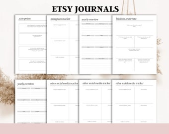 Etsy Business Planner: Shop Management & Finance Tracker (Digital Download)
