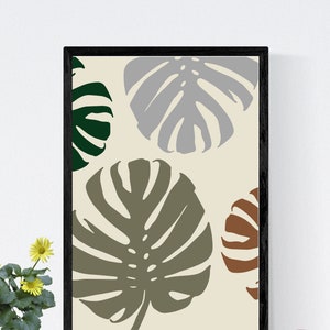 Neutral Botanical Wall Art Set for Chic Home Decor - Elevate your home decor with this beautiful neutral botanical prints.