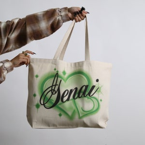 Custom Airbrush Tote Bag