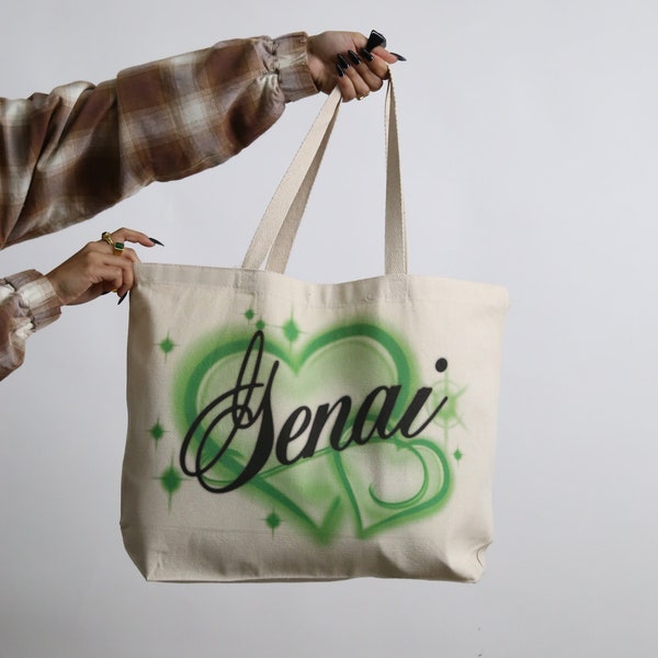 Custom Airbrush Tote Bag