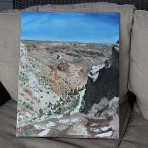 Grand Canyon Gaze - Original Ölgemälde auf Leinwand
