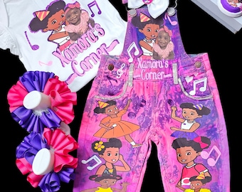 Kids Denim Xamora&#39;s Corner Birthday Outfit