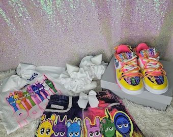 Kids Denim Birthday Outfit