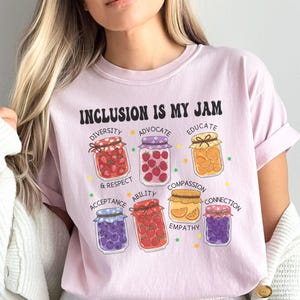 Inclusion is My Jam Shirt: Retro Autism Awareness Tee, Special Education