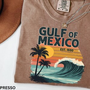Chemise Gulf of America, Chemise démocrate Comfort Colors®, Anti Gulf Of America, T-shirt Gulf Coast, T-shirt Trump Viral Exploration Map Lover T-shirt