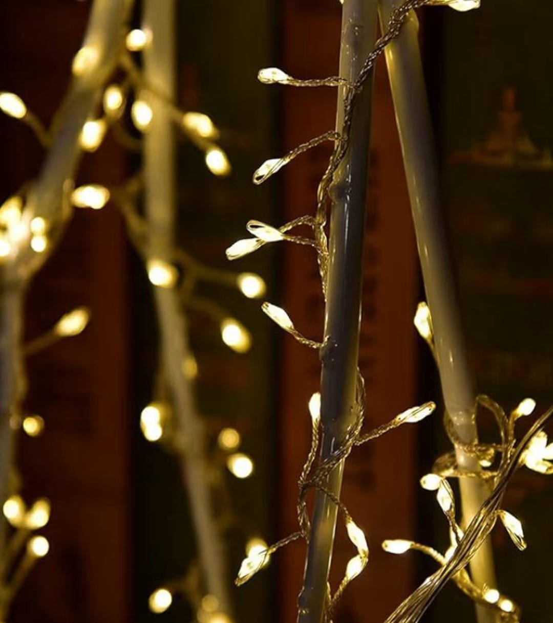 Firecracker Fairy Lights, Warm White String Lights 100 LED Bulbs - Etsy