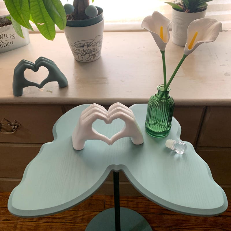 Coastal End Table Painted - Etsy