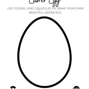 Easter Egg Coloring Page Printable