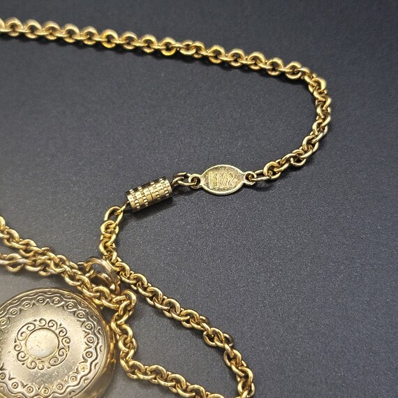 Y-Drop Necklace w/4-picture Locket, 1928 Brand - image 5