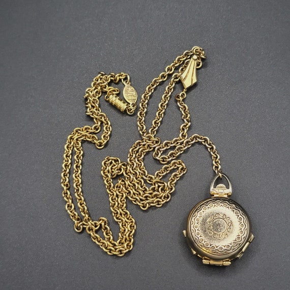 Y-Drop Necklace w/4-picture Locket, 1928 Brand - image 6