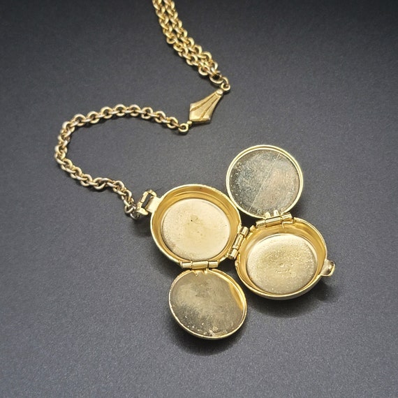 Y-Drop Necklace w/4-picture Locket, 1928 Brand - image 3