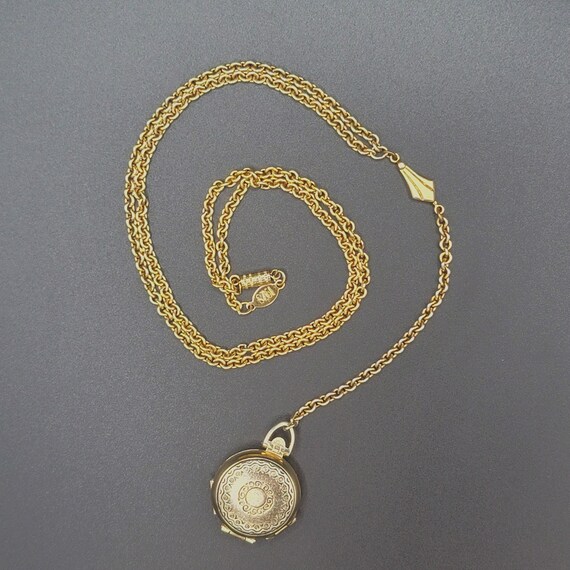 Y-Drop Necklace w/4-picture Locket, 1928 Brand - image 1