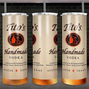 Vodka Drink Tumbler Wrap - PNG per 20oz Tumblers - Tumbler Sublimation Design - Cool Template - Novità Grafica - Tazza di liquore personalizzata