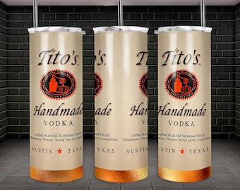 Vodka Drink Tumbler Wrap - PNG for 20oz Tumblers - Tumbler Sublimation Design - Cool Template - Novelty Graphic - Custom Liquor Cup